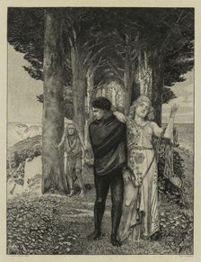 On Death Part Two, Opus XIII Print 4: Genius (Artist), 1903. Creator: Max Klinger (German, 1857-1920); Felsing, Berlin.