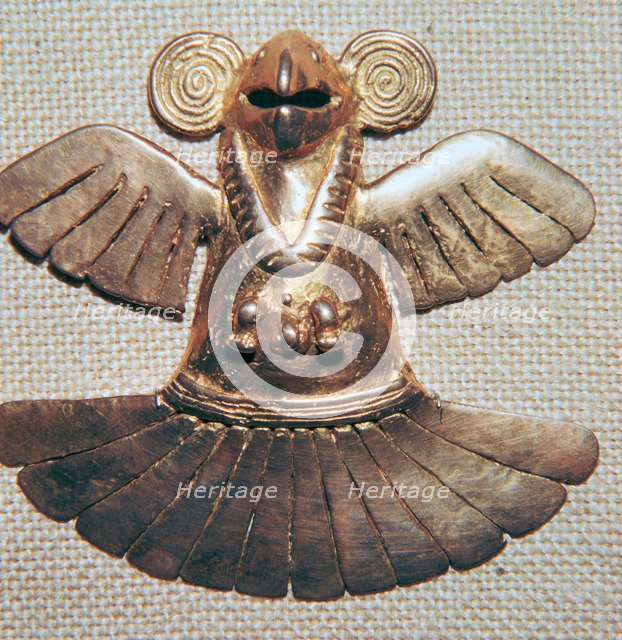 Native American gold condor. Artist: Unknown