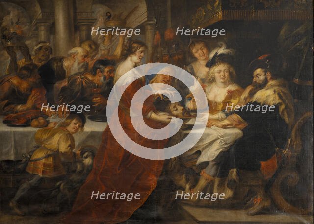 The Feast of Herod. Salome Bringing the Head of St John the Baptist on a Charger, 1600-1699. Creator: Peter Paul Rubens.