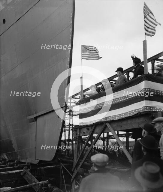 Str. Seeandbee, the christening, 1912 Nov 9. Creator: William H. Jackson.