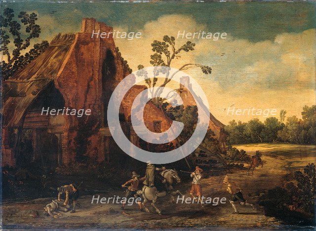 The Robbery. Artist: Velde, Esaias, van de (1591-1630)