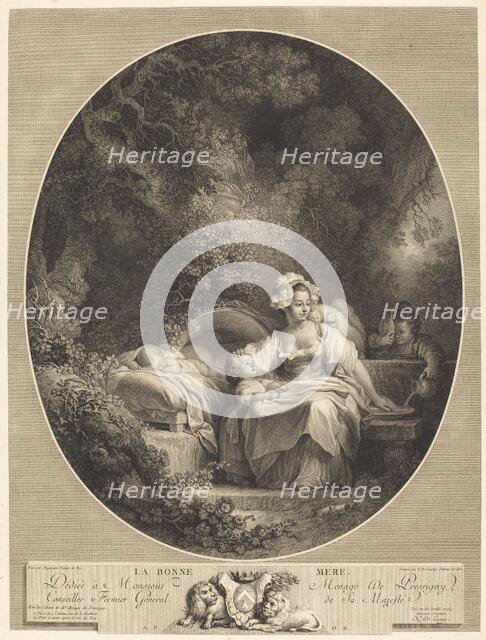 La Bonne Mère, 1779. Creator: Nicolas Delaunay.