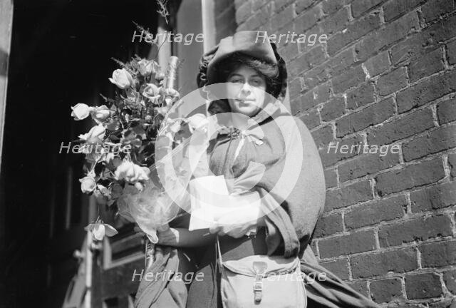 Jones, Rosalie, 'General' Leader of Suffragette Parade, 1913. Creator: Harris & Ewing.