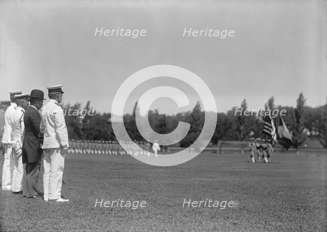 Japanese Mission To U.S. - Visit To Naval Academy, 1917. Creator: Harris & Ewing.