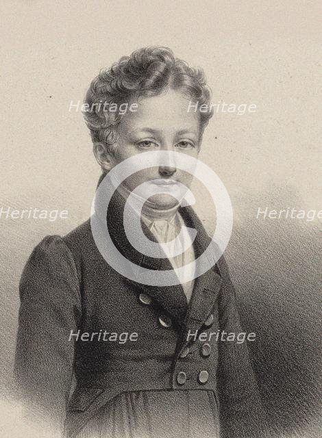 Portrait of the pianist and composer Sigismund Thalberg (1812-1871) , 1826. Creator: Vigneron, Pierre Roch (1789-1872).