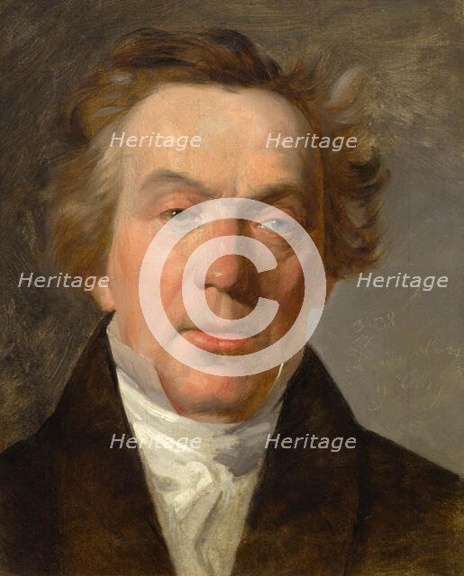 Portrait of the actor and writer Johann Anton Friedrich Reil (1773-1843), 1838. Creator: Amerling, Friedrich Ritter von (1803-1887).