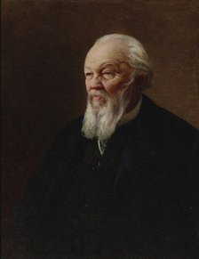 Portrait of the publisher and journalist Aleksey Suvorin (1834-1912), 1909. Creator: Parkhomenko, Ivan Kirillovich (1870-1940).