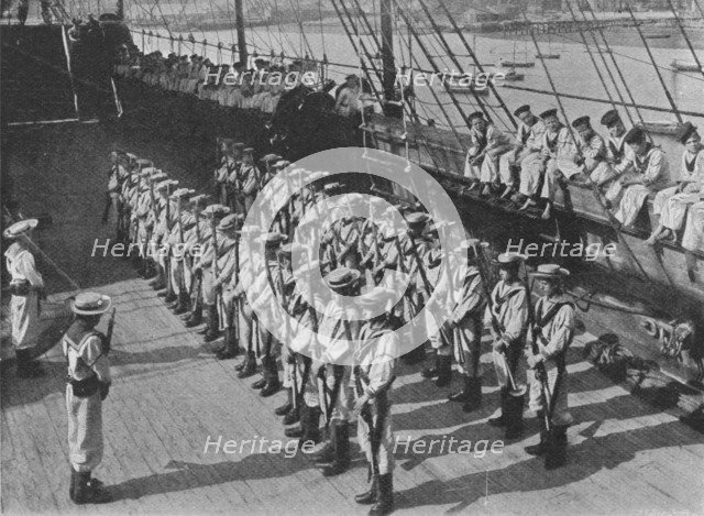 'Rifle Drill', c1900, (1910). Artist: Unknown.