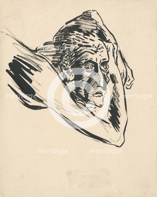 In thought, 1940-1944. Creator: Arnold Peter Weisz-Kubincan.