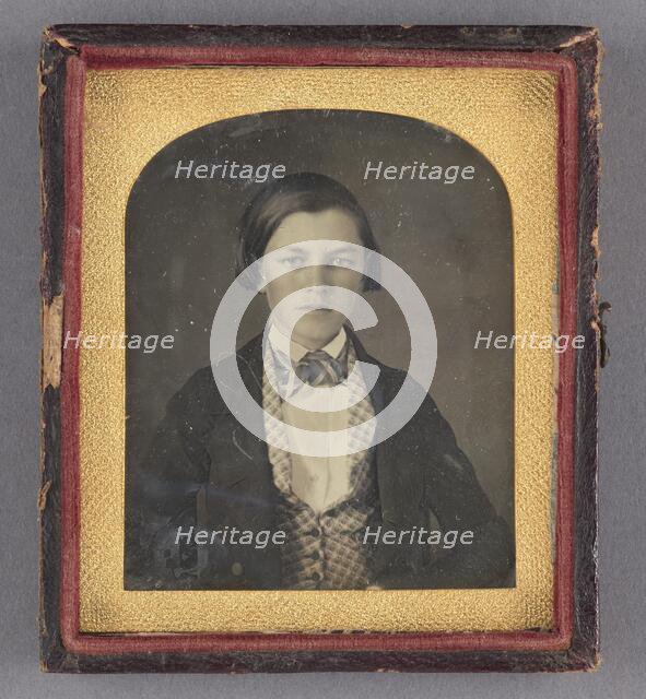 Portrait of a Young Boy, 1851-1853. Creator: John J Outley.