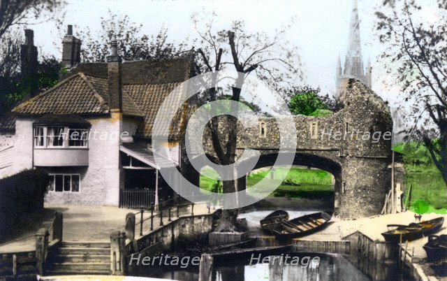 Pull's Ferry, Norwich, Norfolk, 1926.Artist: Cavenders Ltd