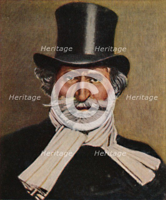 'Giuseppe Verdi 1813-1901. - Gemälde von Michel', 1934. Creator: Unknown.