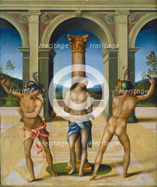 The Flagellation of Christ, c. 1512/1515. Creator: Bacchiacca.