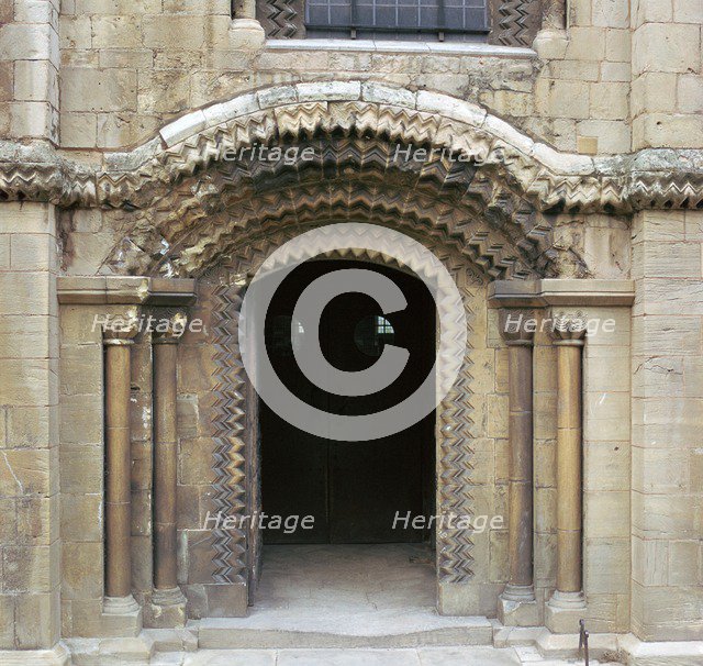 Southwell Minster in Nottinghamshire, 12th century. Artist: Unknown