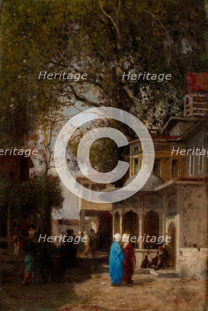 The Street, Second Half of the 19th cen.. Artist: Brest, Germain Fabius (1823-1900)