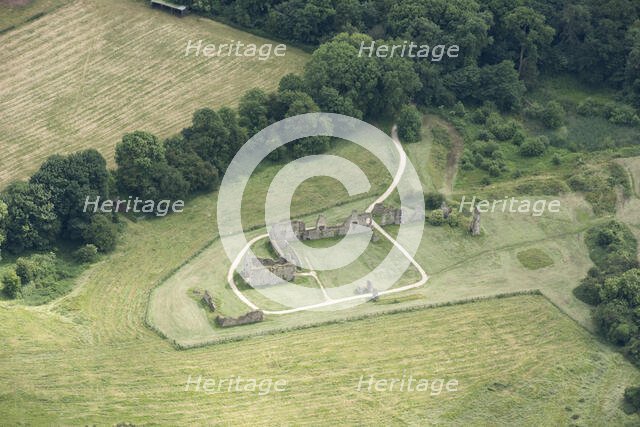 The remains of Grace Dieu Priory, an Augustinian Nunnery founded c1239, Leicestershire, 2018. Creator: Damian Grady.