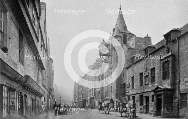 Royal Mile, Edinburgh, mid 19th century(?). Creator: Unknown.