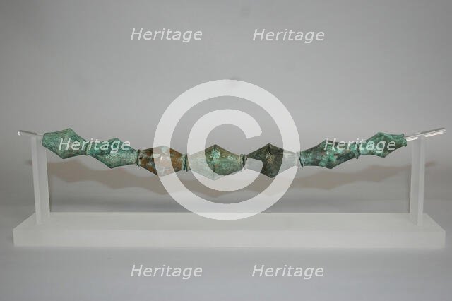 Biconical Bead Necklace, Geometric Period (800-600 BCE). Creator: Unknown.