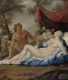 Satyr and nymph (Jupiter and Antiope). Creator: Andreas von Behn.