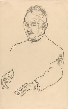 Dr. Koller, c. 1918. Creator: Egon Schiele.