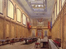 Interior of Skinners' Hall, London, 1890. Artist: John Crowther
