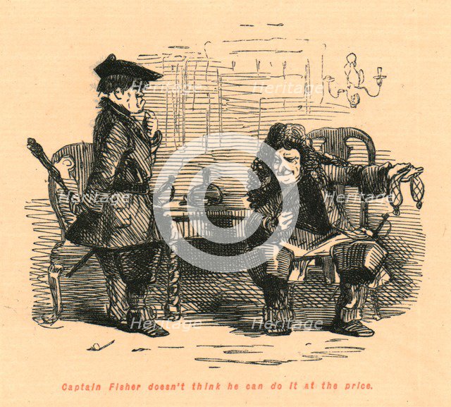 'Captain Fisher doesn't think he can do it at the price', 1897.  Creator: John Leech.