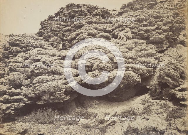 Tufa Rocks, Pyramid Lake, Nevada, 1867. Creator: Tim O'Sullivan.