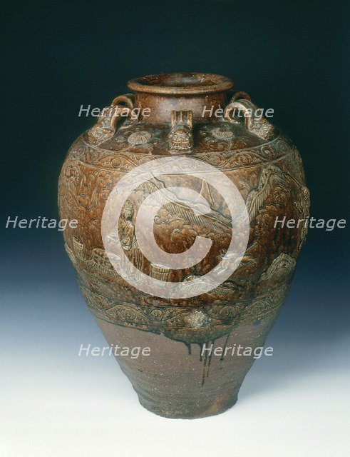 Martaban type jar, Cham culture (?) c1300-1470. Artist: Unknown