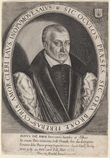 Bon de Broé, 1588. Creator: Thomas de Leu.