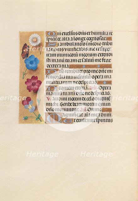 Hours of Queen Isabella the Catholic, Queen of Spain: Fol. 223v, c. 1500. Creator: Master of the First Prayerbook of Maximillian (Flemish, c. 1444-1519); Associates, and.