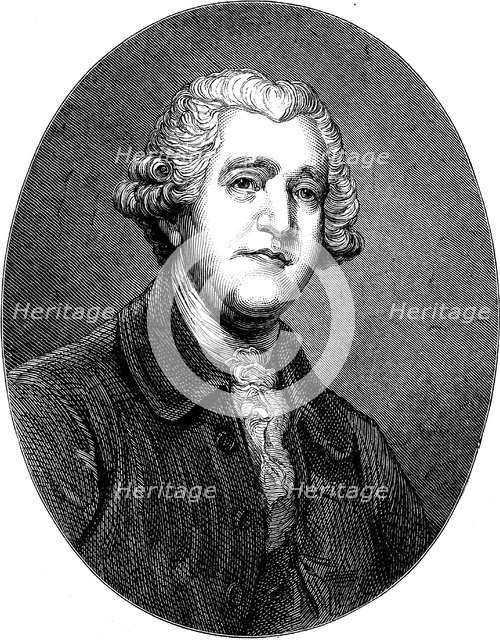 Josiah Wedgwood, 18th century English industrialist and potter, c1880. Artist: Unknown