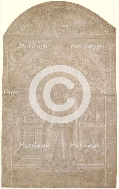 Saint Leonard and Four Episodes from His Life, ca. 1500-1510. Creator: Francesco di Paolo da Montereale.