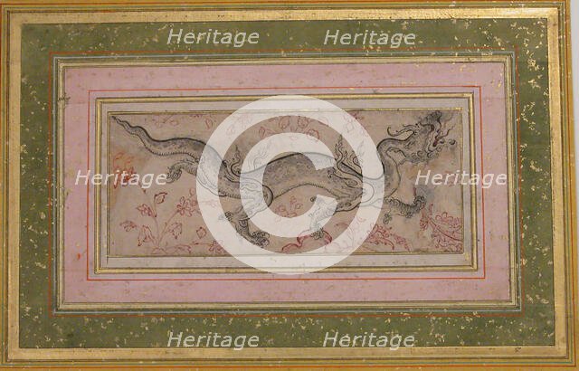 Dragon in a Landscape, 16th century. Creator: Unknown.