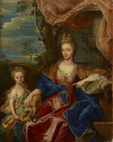 Portrait of a Lady with a Child, between 1710-1720. Creator: Unknown.