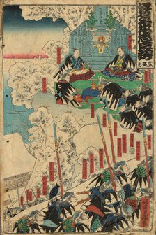 Act 12 (Junidanme), from the series "The Storehouse of Loyal Retainers (Kanadehon..., 1862. Creator: Yoshifuji.
