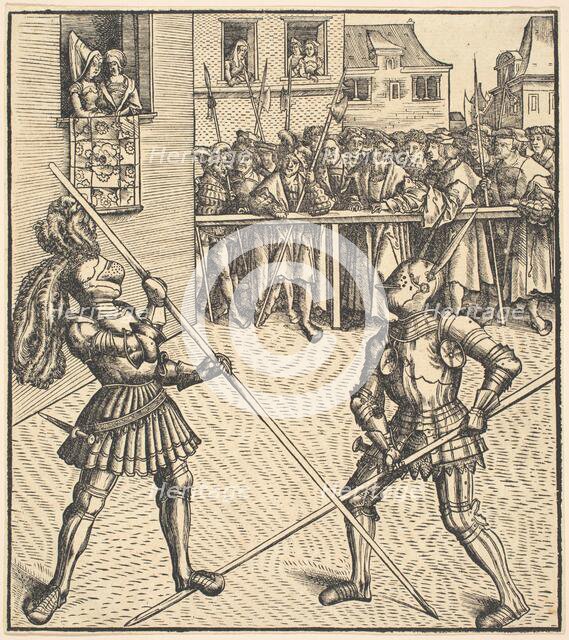 Tournament on the Occasion of the Festivity of the Marriage, 1514/1516. Creator: Leonhard Beck.