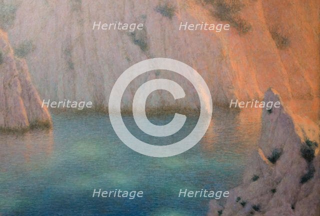 Calanque (Six o'clock in the Evening), 1930-1936. Creator: Lévy-Dhurmer, Lucien (1865-1953).