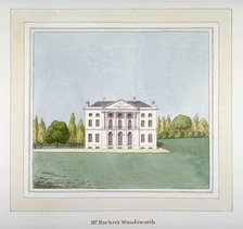 View of DH Rucker's residence at West Hill in Wandsworth, London, c1800. Artist: Anon