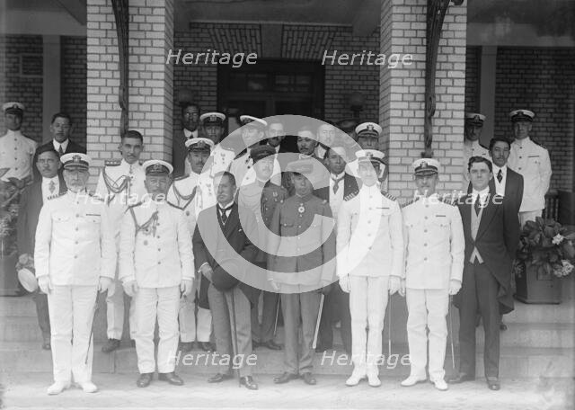 Japanese Mission To U.S. - Visit To Naval Academy, 1917. Creator: Harris & Ewing.