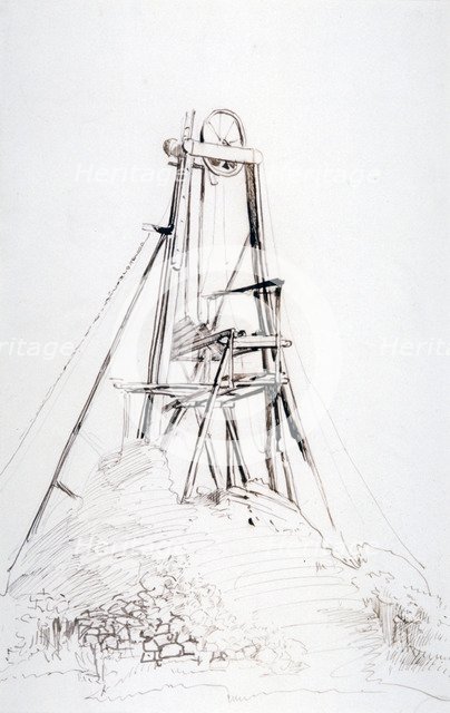 'A Colliery Winding Engine', c1864-1930.          Artist: Anna Lea Merritt