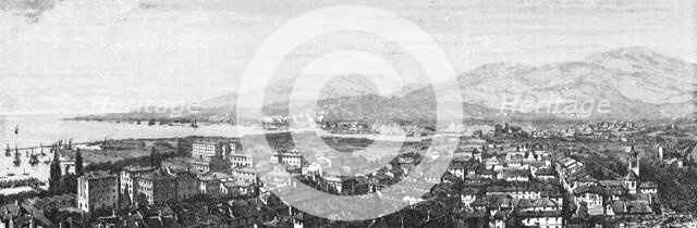'Panorama of Spezia; The Gulf of Spezia', 1875. Creator: Unknown.