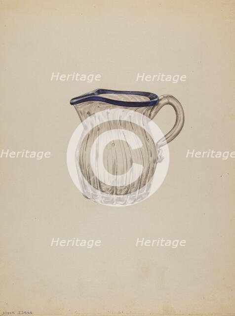 Small Pitcher, c. 1938. Creator: John Dana.