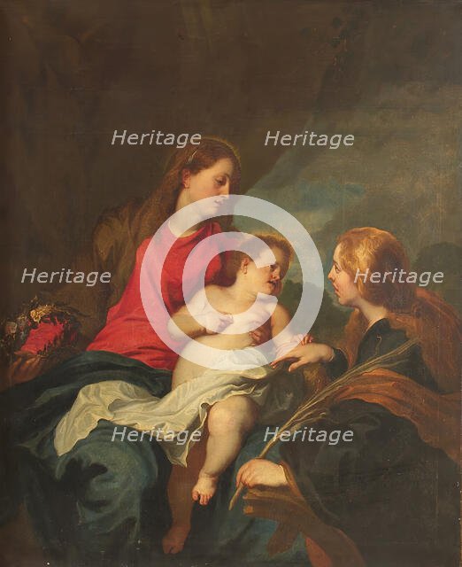 The Mystic Marriage of St Catherine of Alexandria, c1630-1641. Creator: Anthony van Dyck.