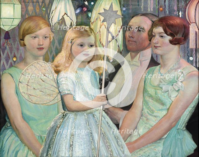 In fancy dress, c1930. Creator: Harry Linley Richardson.