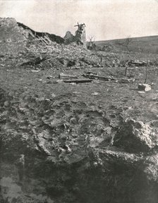 'Douaumont; Un coin du champ de bataille a l'extremite du village de Douaumont..., 1916 (1924) Creator: Unknown.