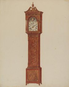 Grandfather Clock (Timepiece), c. 1937. Creator: Francis Law Durand.