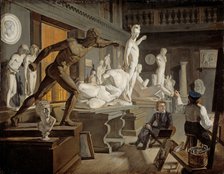 Scene from the Academy in Copenhagen. Artist: Baade, Knud (1808-1879)