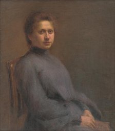 Portrait of the Artist's Wife, 1903. Creator: Elemír Halász-Hradil.