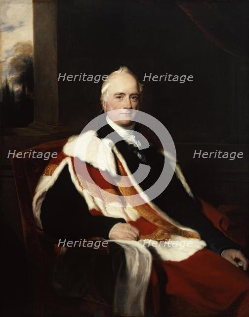 Portrait of Sir Nicholas Vansittart, 1st Baron Bexley, 1825. Creator: Lawrence, Sir Thomas (1769-1830).