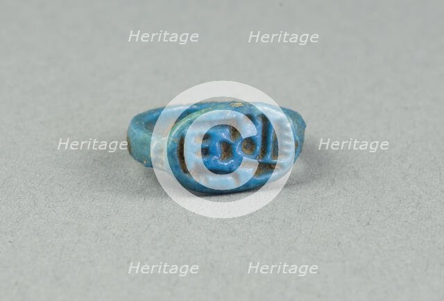 Ring: Amun-Ra, King of the Gods, the Lord, Egypt, New Kingdom, Dynasties 18-20 (abt 1550-1069 BCE). Creator: Unknown.